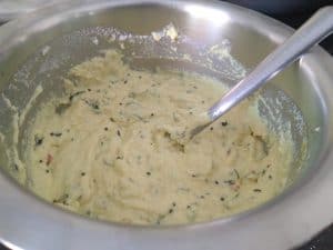 Mixing the Idli Batter and allowing it to rest
