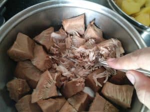 Cooked and Shredded Jackfruit