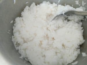 Mashed Rice ready