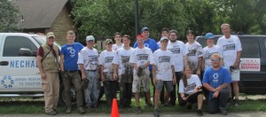 IOCC volunteers joined relief workers from NECHAMA Jewish Response to Disaster in Iowa last July to help families clean out their homes damaged by devastating summer floods in the Midwest. As the newest member of the national VOAD, IOCC will belong to the nation's largest network of disaster response volunteer agencies prepared to aid American families and communities before and after manmade or natural disasters. photo: IOCC