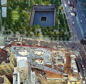 EarthCam photo of St Nicholas Greek Orthodox National Shrine at the World Trade Center