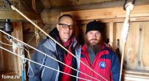 Tom Hanks with Deacon Maxim Gerb.
