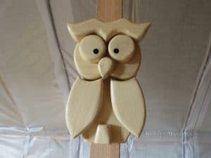 Сова 3D пазл, украшение, талисман Сова 3D пазл