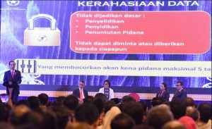 Presiden Jokowi saat berbicara pada Sosilasasi Tax Amnesty periode kedua, di Platinum Hotel, Balikpapan, Kaltim, Senin (2/12) sore. (Foto: Deny S/Humas)