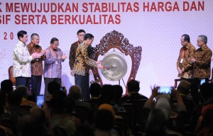 President Jokowi opens the 2018 National Coordination Meeting of Inflation at Grand Sahid Jaya Hotel, Jakarta, Thursday (26/7). (Photo by: Public Relations Division /Jay).