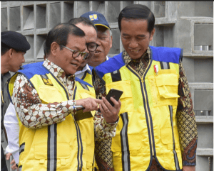 President Jokowi on the Indonesian Construction E-Certification and Manpower Certification at Senayan, Jakarta, Tuesday (12/3). (Photo by: Oji/PR).