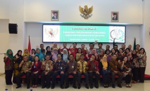 Deputy to Cabinet Secretary for Cabinet Work Support attends closing ceremony of First Level Functional Translator Education and Training in East Jakarta, Friday (12/4). Photo by: PR/Oji.