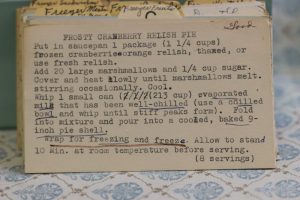 frosty cranberry relish pie