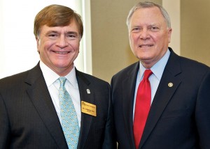 Dr. Schrader and Governor Nathan Deal