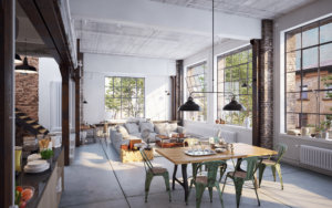 Ein Loft entsteht in alten Industriegebäuden