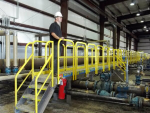 Aluminum Handrail Installation