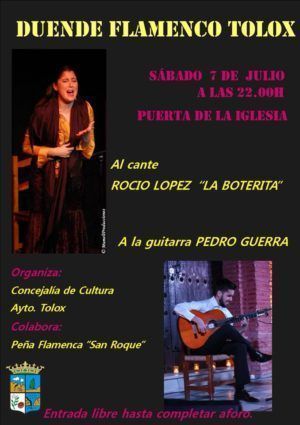 Duende flamenco en Tolox
