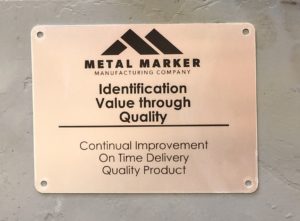 Metalcraft id plates & labels