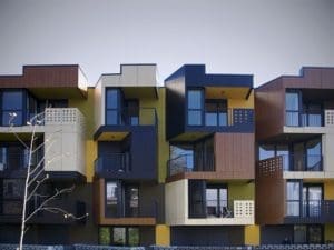 Tetris apartments, del estudio OFIS arhitekti