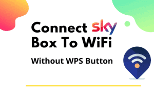 how to connect sky box to wifi without wps button