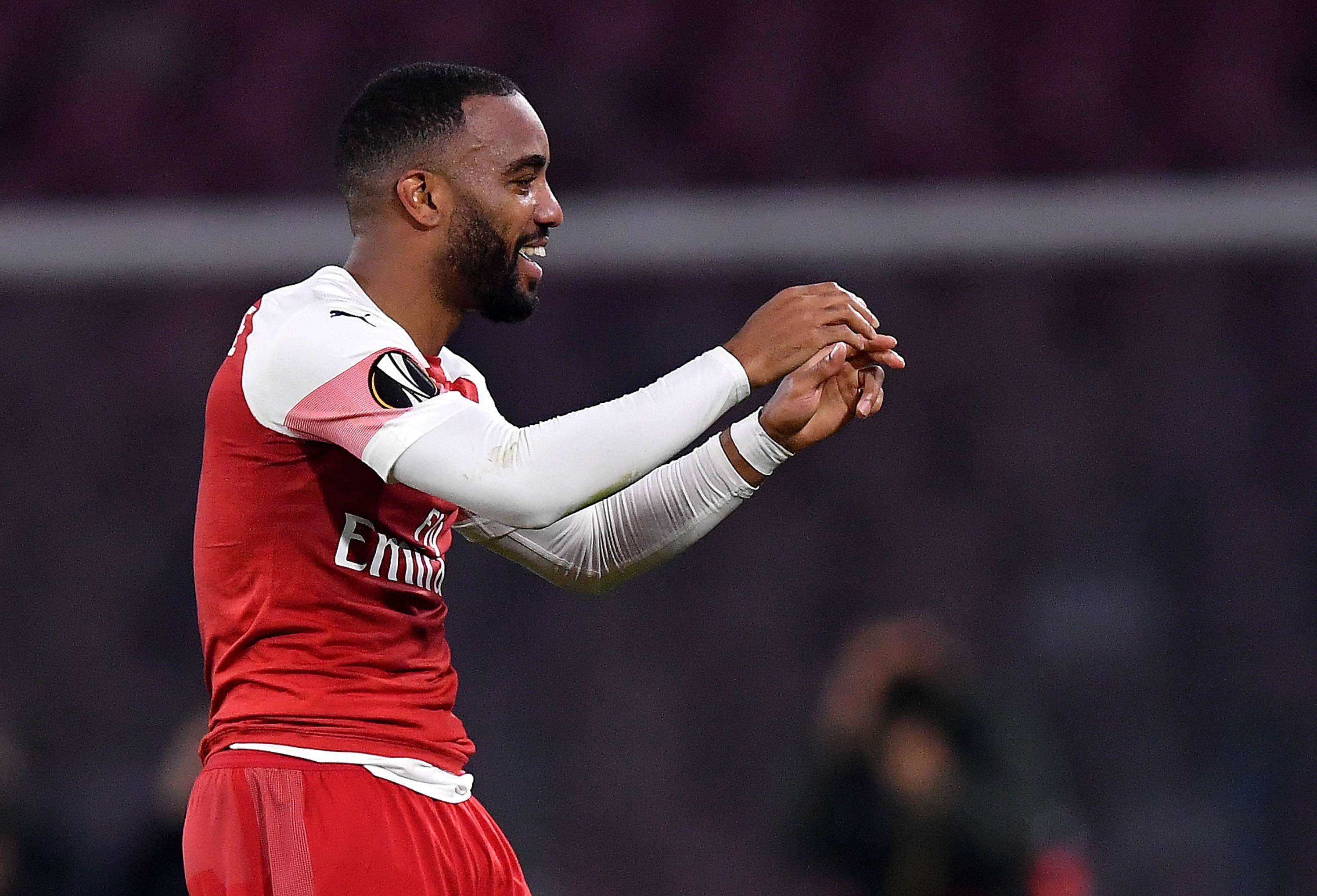 Lacazette as decisive as ever. (Photo courtesy: AFP/Getty)