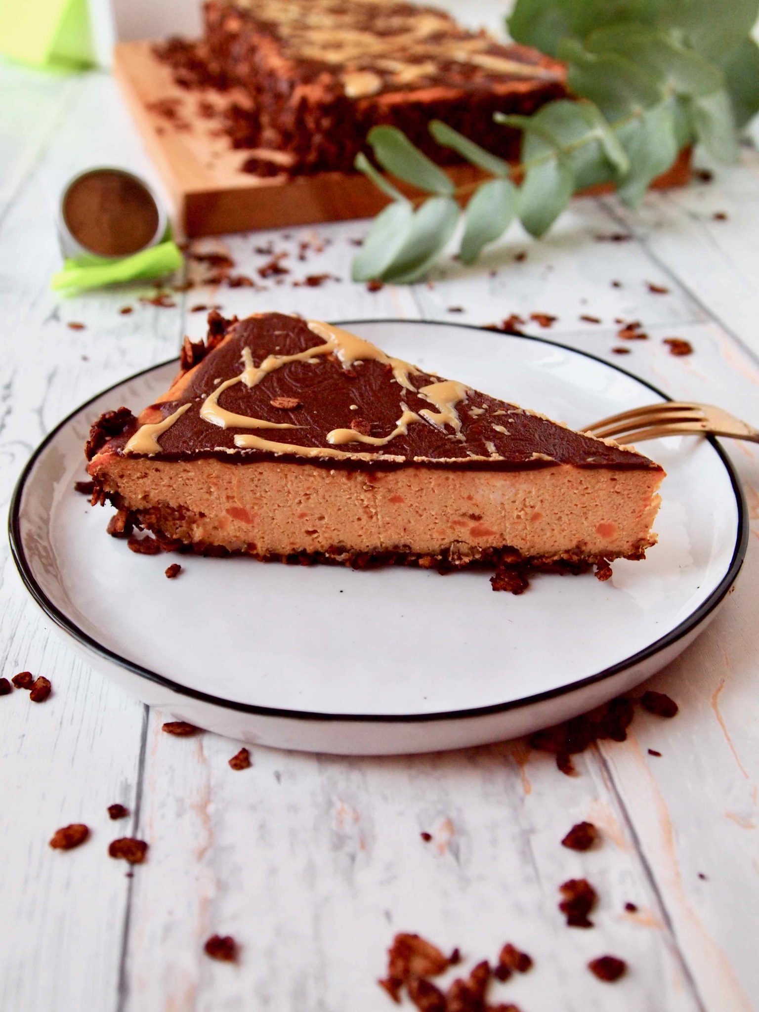 Süßkartoffel-Cheescake-Tarte
