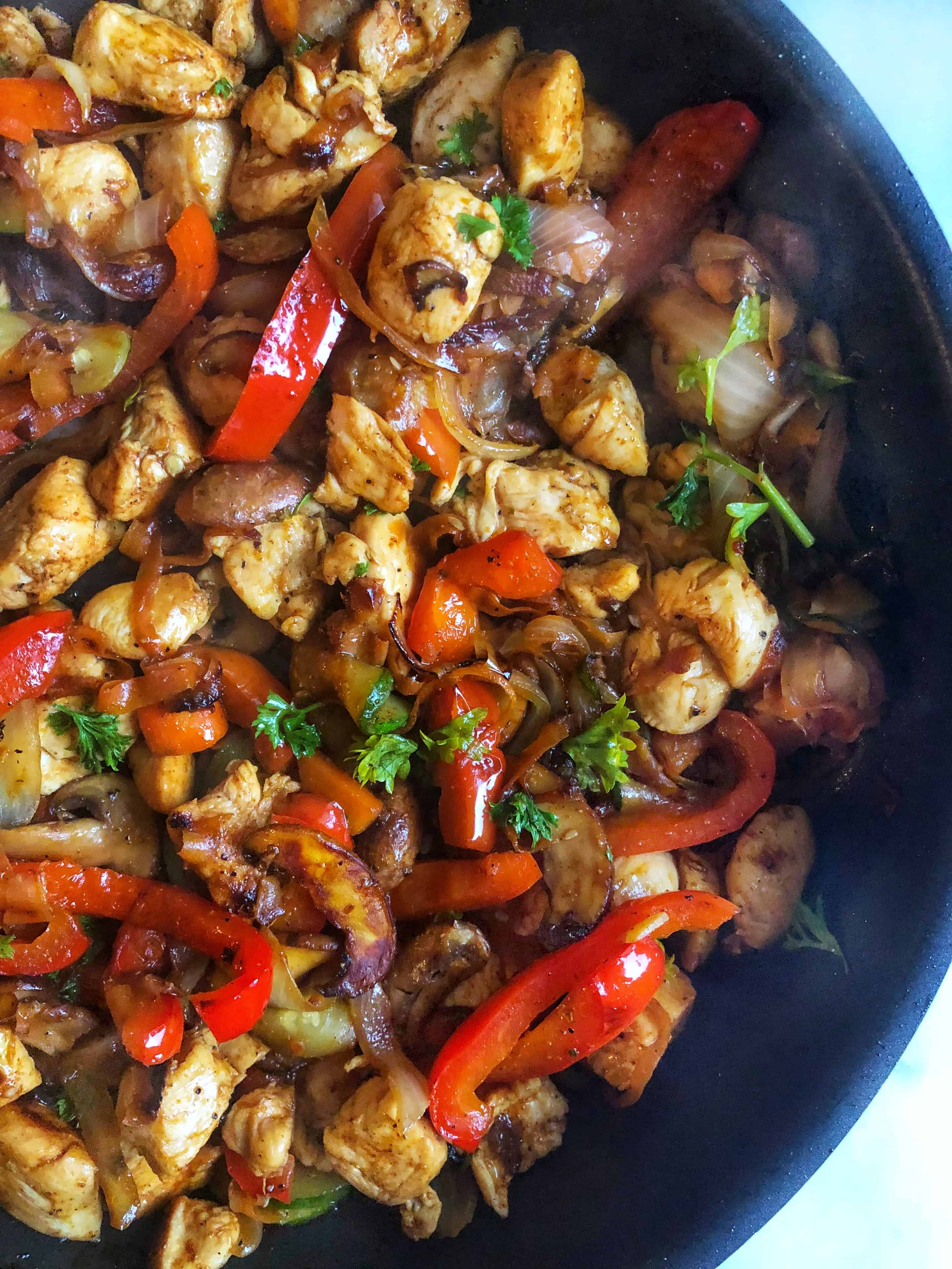 chicken veggie stir fry