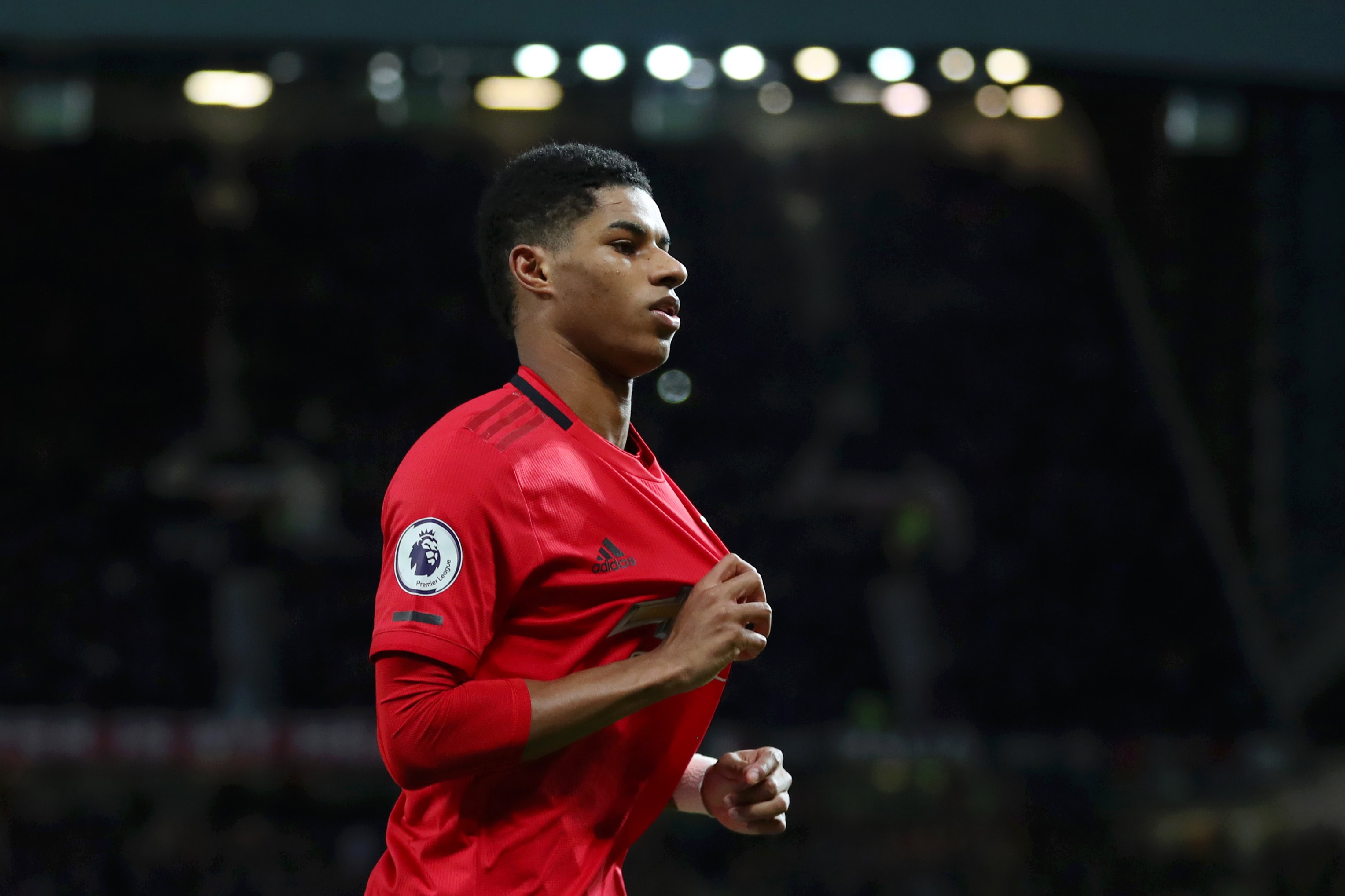 It's Marcus Rashford's world and we're all just living in it. (Photo by Catherine Ivill/Getty Images)