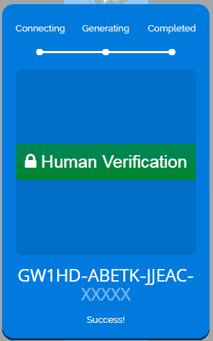 Verification process.