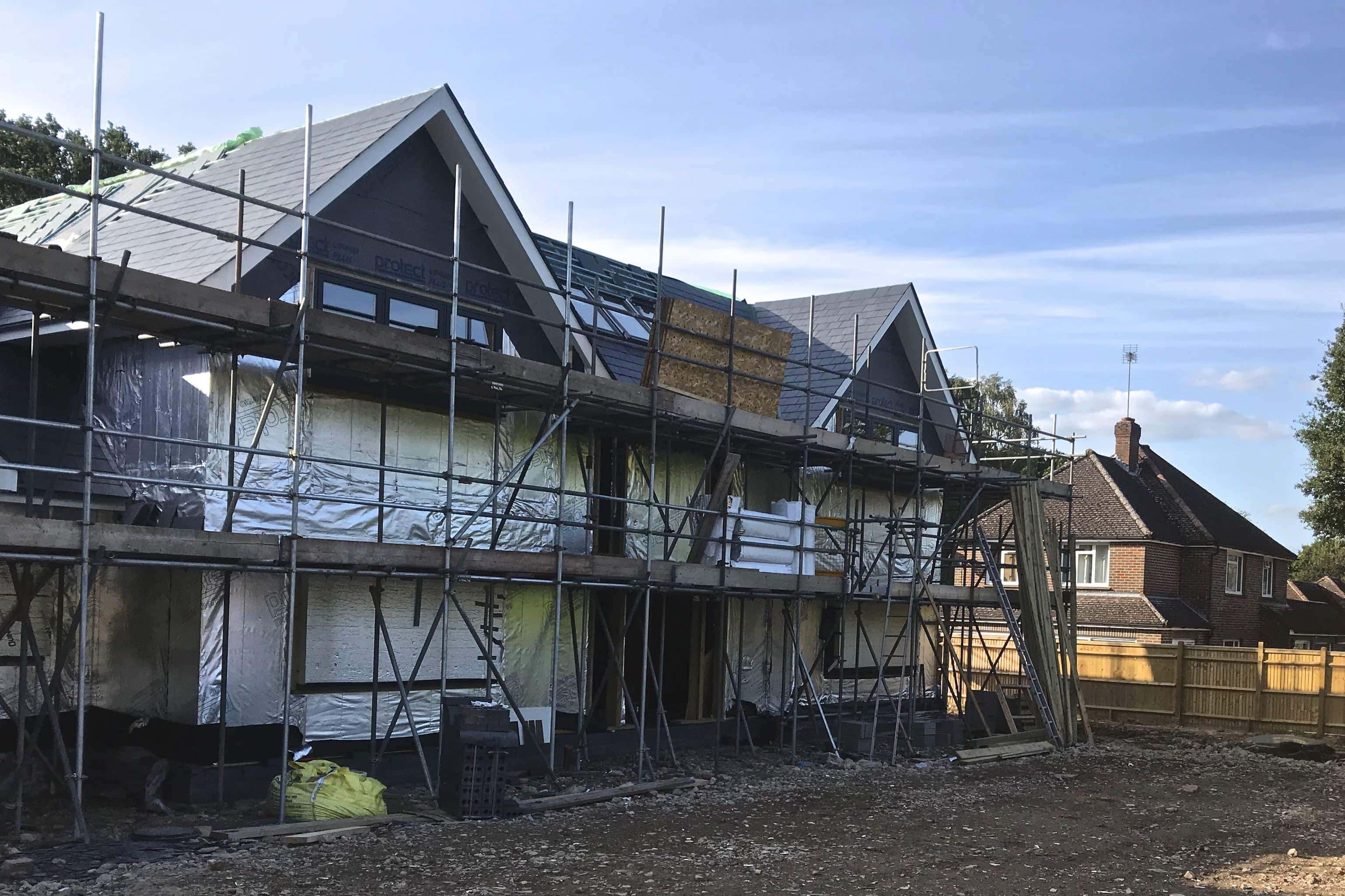 New build house for air con fitting