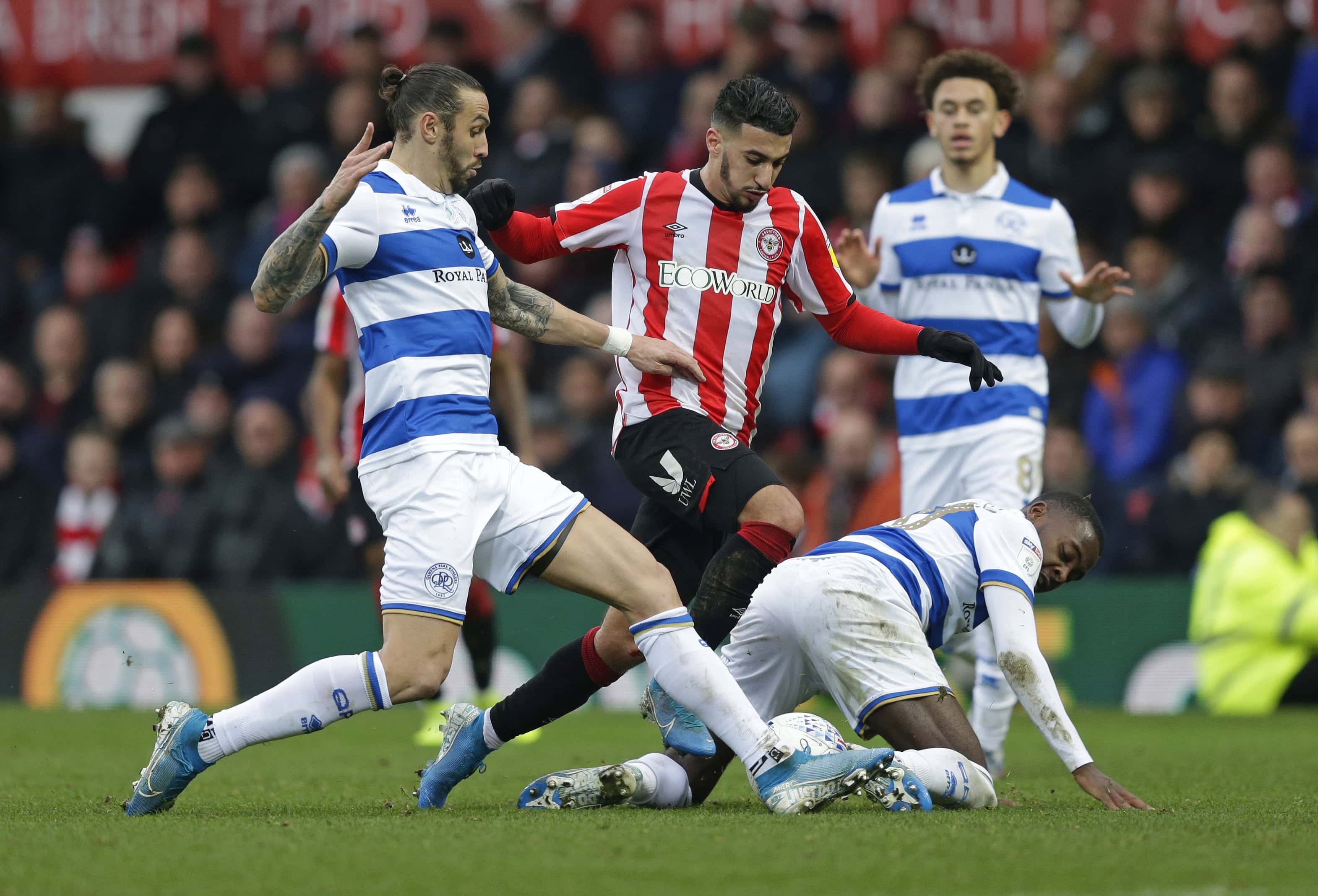 A tricky customer out wide, Benrahma looks set to leave Brentford for the Premier League bigwigs this summer. (Picture Courtesy - AFP/Getty Images)