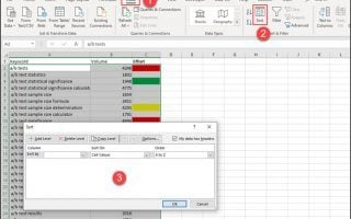 How to Sort Excel by Color
