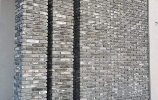 פירוק אפור שחור - חיפוי קיר חיצוני