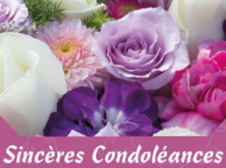 Belle image de condoléances et de réconfort à une personne en deuil