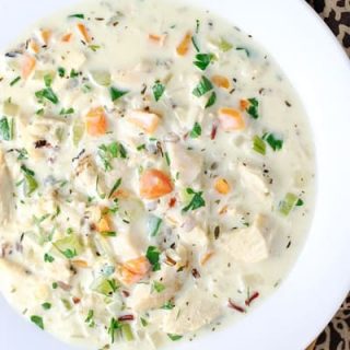 Creamy Wild Rice Turkey Soup
