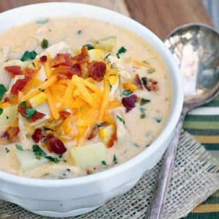 Roasted Poblano Chicken and Corn Chowder