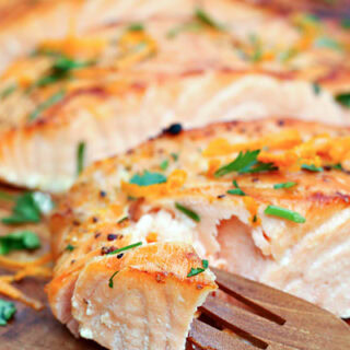 Orange Maple Glazed Salmon