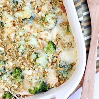 Chicken Stuffing and Swiss Bake