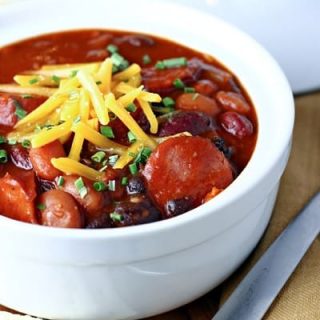 Barbecue Smoked Sausage Chili