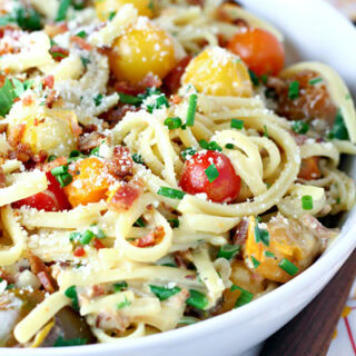 Tomato Bacon Carbonara