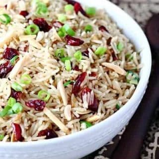 Cranberry Almond Rice Pilaf