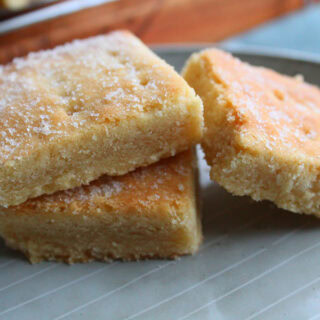 This delicious, 3 ingredient Shortbread is light, buttery, and a breeze to make. I promise that even if you have never baked anything in your life, you will be able to make these with absolute ease
