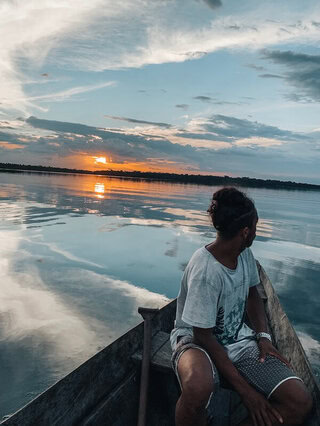 Amazonas Sonnenuntergang