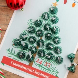 Christmas Tree Advent Calendar