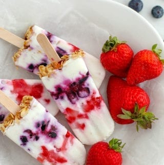 Yogurt Parfait Breakfast Popsicles