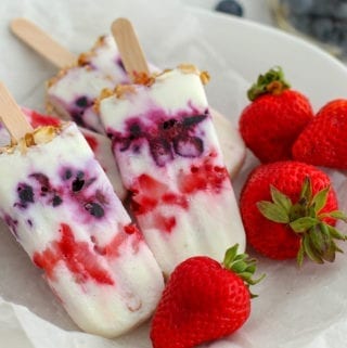 Yogurt Parfait Breakfast Popsicles