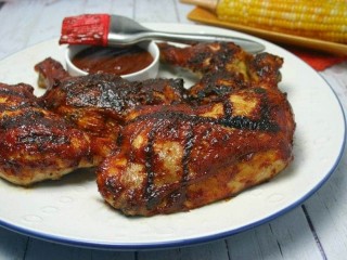 BBQ Chicken with Memphis-Style BBQ Sauce