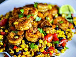 Southwest Shrimp and Succotash