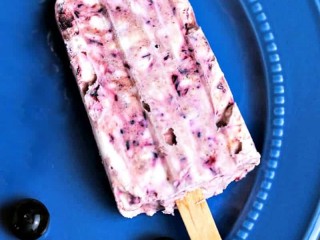 Blueberry Cheesecake Popsicles
