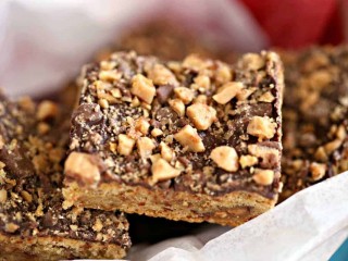 Heath Bar Blondies
