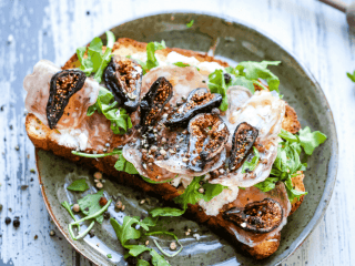 Savory Fig Ricotta Toast