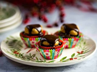 Buckeye Brownie Bites