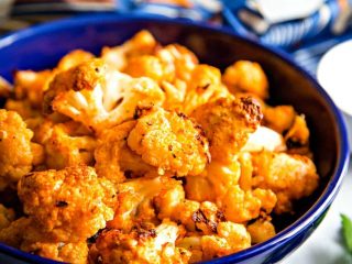Buffalo Roasted Cauliflower