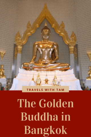 the golden buddha statue, temple of the golden buddha, bangkok, golden buddha