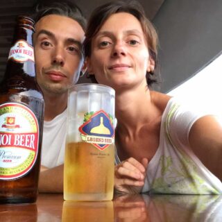 Hanoi Beer, cheers!
